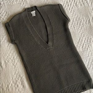 Dries Van Noten Gray Long Sweater in 100% Wool